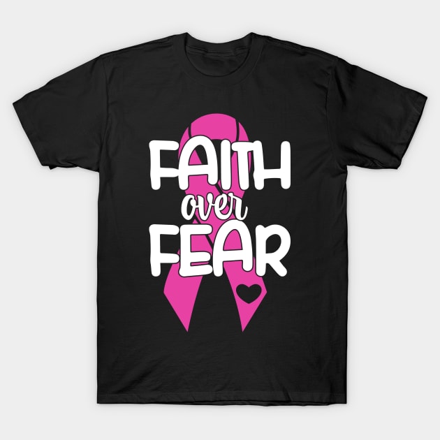 faith over fear T-Shirt by busines_night